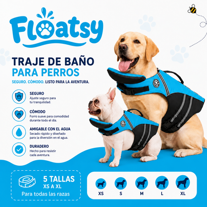 Floatsy™ Chaleco Flotador para Perros
